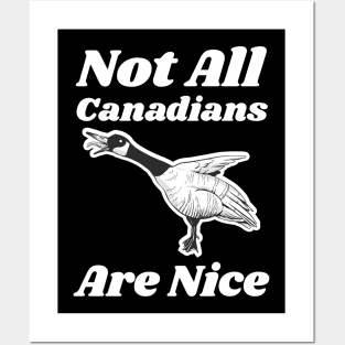 Funny Canada Goose Posters and Art